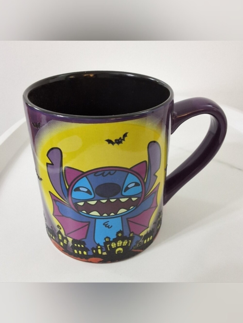 Disney Stitch Halloween Ceramic Mug, 14 Oz, Brand New